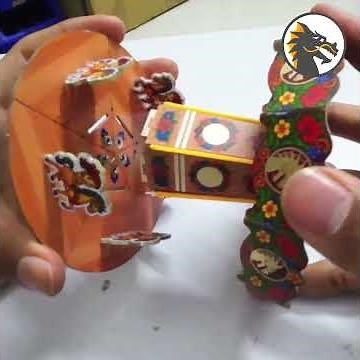 Can you guess what this is made of - Beautiful Carousel miniature