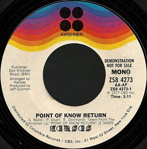 Kansas - Point Of Know Return