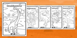 Originals Explorers: Dinosaurs Picture and Word Colouring Pages