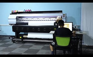 Large Format Sublimation Printer 1.9m Sublimation Printing Machines Automatically