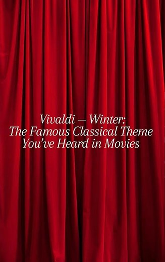 ❄️ Vivaldi — Winter: The Famous Classical Theme You’ve Heard in Movies | Winter Allegro Explained