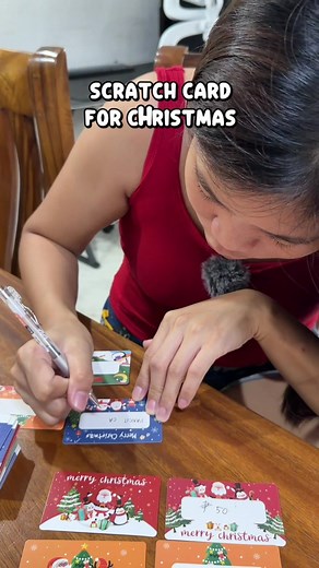 Scratch Card for Christmas #christmasgame #christmasgift