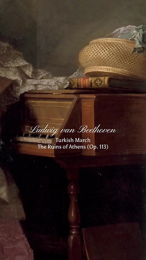 The Turkish March (Marcia alla turca) is a classical march theme by Ludwig van Beethoven. It was written for the 1809 Six variations, Op. 76, and in the Turkish style. Later in 1811, Beethoven included the Turkish March in a play by August von Kotzebue called The Ruins of Athens (Op. 113), which premiered in Budapest, Hungary in 1812. The march is in B-flat major, tempo vivace and 2/4 time. Its dynamic scheme is highly suggestive of a procession passing by, starting out pianissimo, poco a poco r