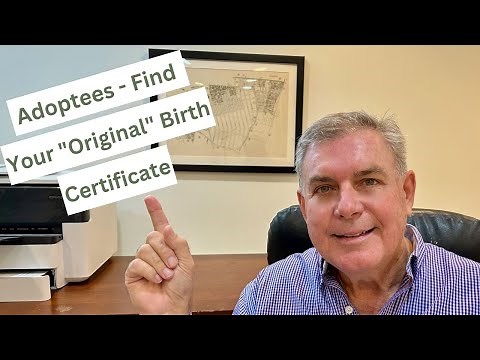 Adoptees - You have 2 Birth Certificates, find out how to get your Original Birth Certificate!