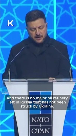 Zelensky says Ukraine has struck every major Russian oil refinery