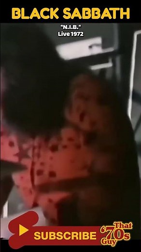 Black Sabbath - NIB - Live 1972