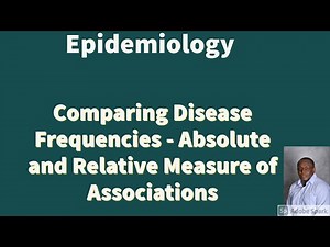 Epidemiology: The Absolute and Relative Measures of Associations of Exposure and Disease