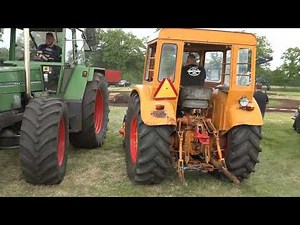 Trecker bis 1970 in Schmalfeld und Baumstamm ziehen 5.2025