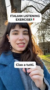 6.9K views · 9.3K reactions | Italian listening exercise  ENGLISH...