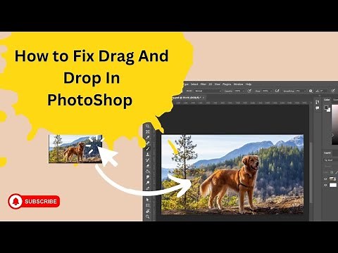 How to fix drag and drop photoshop (Step By Step) 2025
