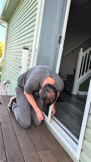 Screen Door Install Trick