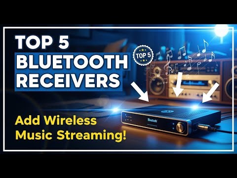 TOP 5 Best Bluetooth Receivers 2026 | Add Wireless Music Streaming to Any Stereo