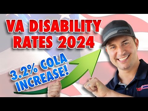 VA Disability Rates 2024 | 3.2% COLA Increase!
