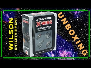 X-Wing Miniatures Rebel Alliance Starter Pack Unboxing