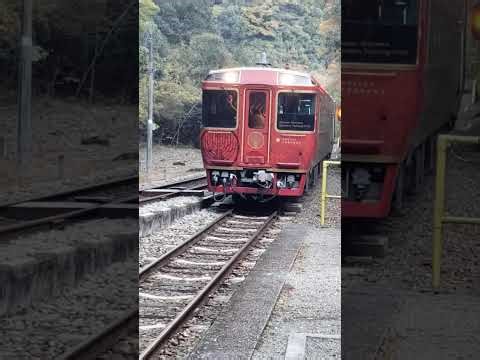 四国真ん中千年物語多度津行 坪尻駅発車