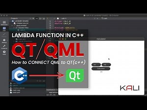 Lambda Function in C++ | QML\\QT | Making GUI in C++ | C++ Calculator | Tutorial | C++ Application