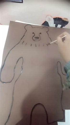 brown bear #howtodraw #easydrawing #drawingideas #beardrawing #cutedrawing #drawingtutorials #art