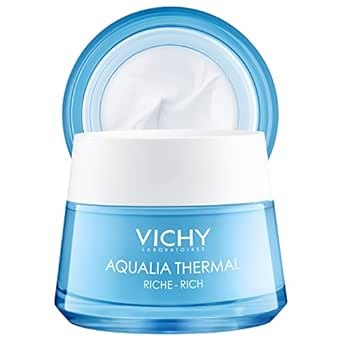 Vichy Aqualia Thermal Facial Moisturizer for Dry Skin Face Cream Moisturizer with Hydrating Natural Origin Hyaluronic Acid Moisturizing for Sensitive Skin