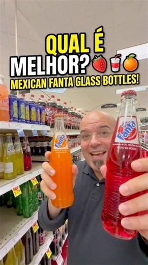 Qual seu sabor favorito de Fanta? Você já viu Fanta de vidro? 😱