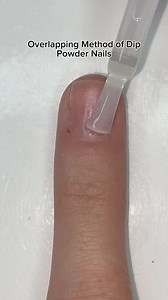 12K views · 92 reactions | Overlapping method of dip powder nails ✨...