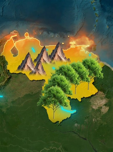 Venezuela Geography #maplogue #DidYouKnow #geography #venezuela #MapExplained