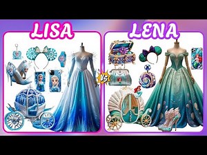 Lisa or Lena : Elsa vs Ariel 🔥 Who Wins the Ultimate Showdown?! 👑✨