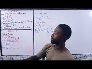 ALGEBRE : MATRICES ET CALCUL MATRICIEL - INVERSE DE MATRICE