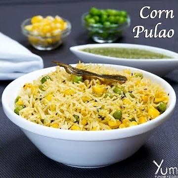Corn Pulao | corn pulao recipe | sweet corn pulao