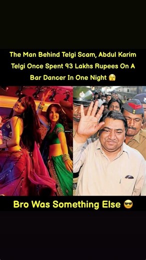 Telgi Spent ₹93 Lakhs On A Bar Dancer! 🤯 #shorts #shortvideo #ytshorts #yt