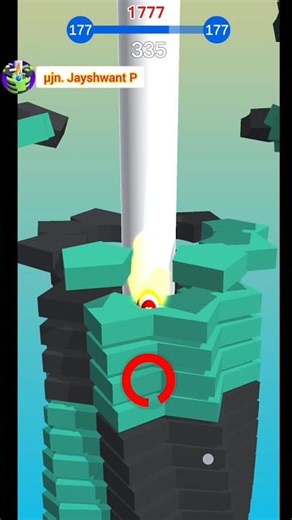 level 1777 #games #ballgame #gaming #stackballsolution #shorts