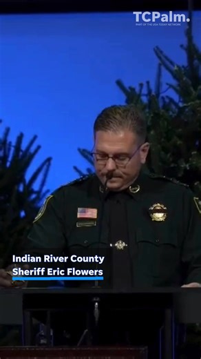Indian River County Sheriff Eric Flowers announced at David Long's funeral that, effective Nov. 21, Long was made an honorary deputy with the Indian River County Sheriff’s Office. The announcement was met with applause from the crowd. “To his family, thank you for sharing him with us all these years,” Flowers said. Long was killed in the Bermuda Club eviction shooting incident that killed Sgt. Terri Sweeting-Mashkow. | TCPalm