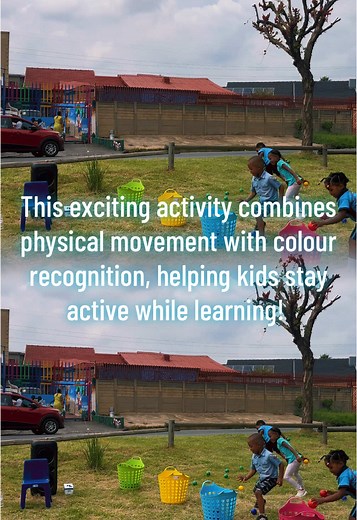 Colour Sprint & Hop Challenge: A Fun Way to Move & Learn! 🏃‍♂️ This exciting activity combines physical movement with colour recognition, helping kids stay active while learning! 🌟 #activekids #preschoolfun #funlearning #outdooractivities #physicaleducation #earlychildhoodeducation