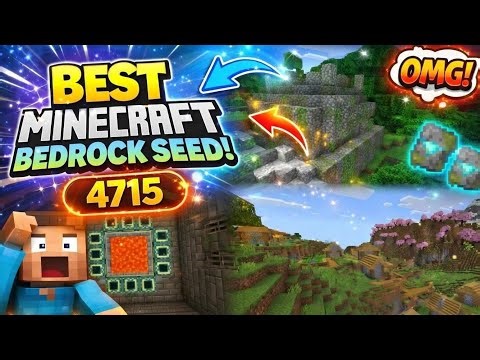 Minecraft INSANE Seed: Stronghold, Village And Temple With Trims