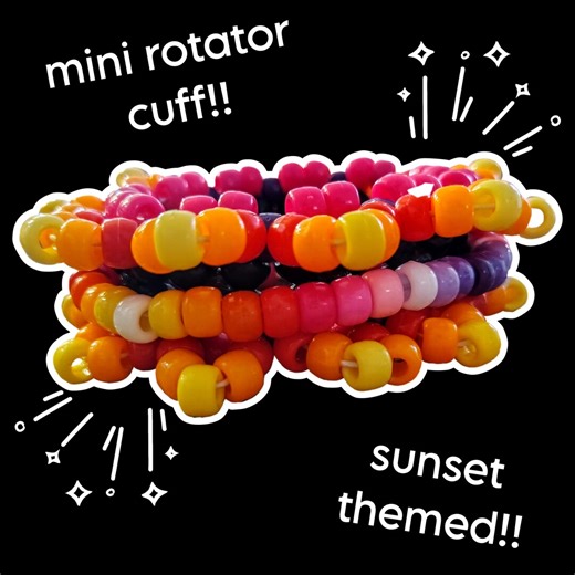 Sunset Mini Rotator Cuff (kandi) - Etsy
