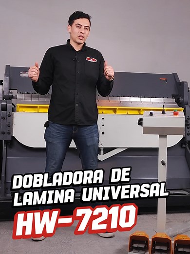 Dobladora de lámina industrial HW-7210 | Caika Industrial