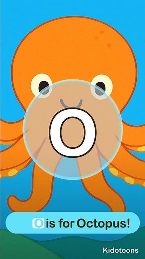 O is for Octopus! | Learn the Alphabet | ABC for Kids #shorts #education #abcd