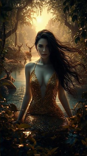"🔥 Meet the Hottest Mermaid Ever: Unveiling Her Sexy Secrets & Attractive Looks with a Magical Deer!