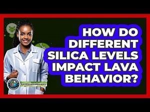 How Do Different Silica Levels Impact Lava Behavior?