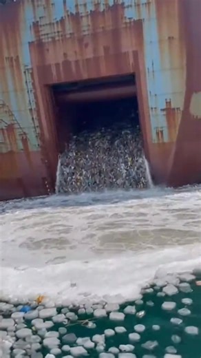 Witnessing illegal dumping at sea reminds us why every small effort matters. #saveourseas #noplastic #marineprotection | Sanji Sanke