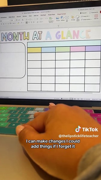 Digital Planner: Easy Customizable Apple Slides
