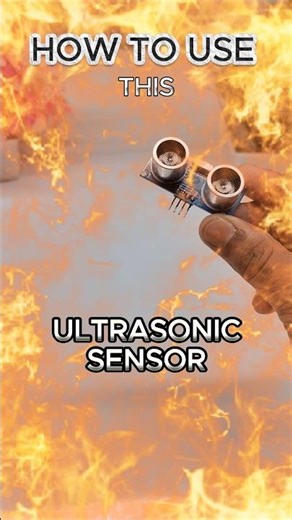 ✅Ultrasonic Sensor Explained in 30 Seconds! 🔊 | Measure Distance with Arduino Easily #shorts #viral