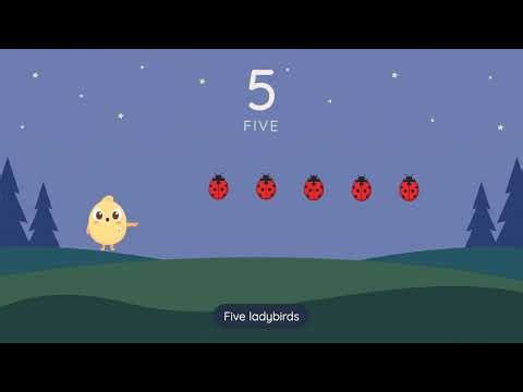 10 Fireflies Say Goodnight 🌙 Counting Down 10 to 1 | Paper Forest Bedtime