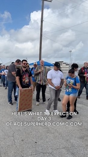 Day 3 of Ace Superhero Comic Con presented by @tjhlaw is here! 🌟 Get ready for an action-packed day with big guest appearances, celebrity panels, and an epic cosplay contest! #PMXSuperhero There are still 2 whole days of fun left. Get your tickets now in the link in bio 🔗 | Superhero Comic Con