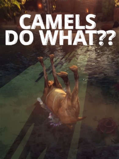 I didn't know camels could do THIS in Conan Exiles Enhanced! #conanexiles #conanexilesenhanced #gaming #survivalgames #anabriella #viral
