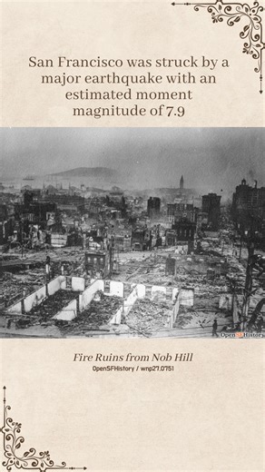 Today, we remember the 1906 San Francisco Earthquake, which changed our city forever and showed the heart, strength, and spirit of San Franciscans then and now. City and County of San Francisco - Government #sfhistory #1906earthquake #sanfrancisco #sf #sfbayarea | City and County of San Francisco - Government