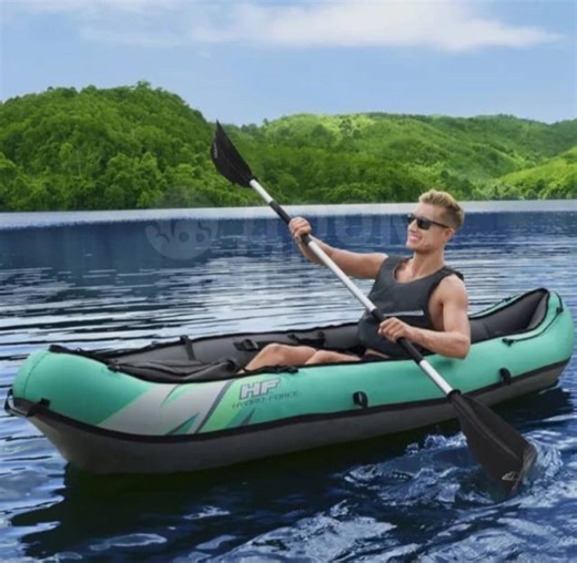 Каяк Bestway Ventura Elite X1 надувной одноместный, без двигателя, 2024 год, 2,8 м. 1 л.с. Цена: 15 000₽ в Новосибирске