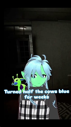 Samuel the alien cow shares his home planet's worst event. #vtuber #scarygames #aicompanion