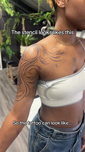 Swirl Tattoos: Unique Red Tattoo Designs