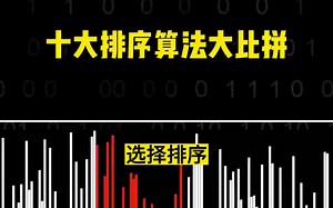 程序员进大厂必看的十大排序算法，你学会了多少？#程序员 #互联网 #编程