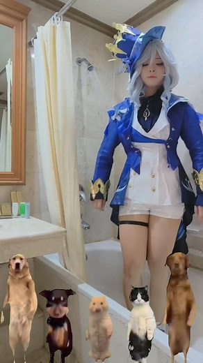 62K views · 2.9K reactions | Fontainian's daily routine #GenshinImpact #furina #cosplay | Rithe 莉提 | Facebook
